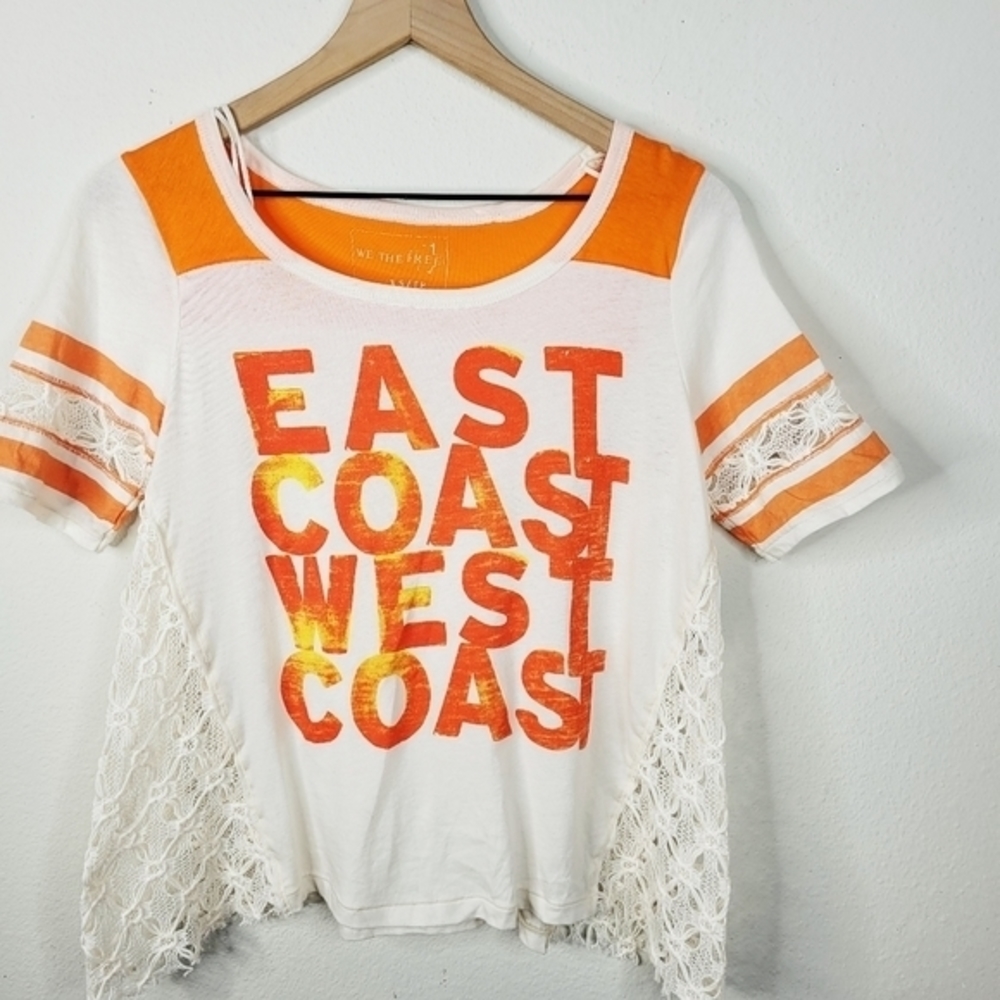 Free People East Coast West Coast Tee XS
